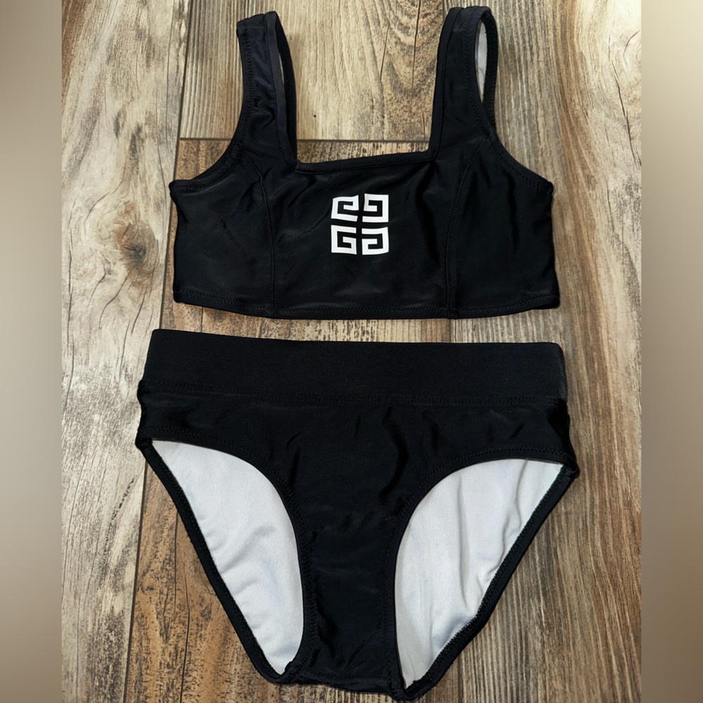 Givenchy Kids Black Bikini Set